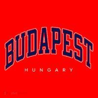 Budapest Hungary Varsity Style Santa Hat thumb 1