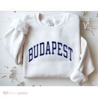 Budapest Hungary Varsity Style Sweatshirt thumb 2