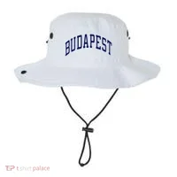 Budapest Hungary Varsity Style Bucket Hat thumb 0