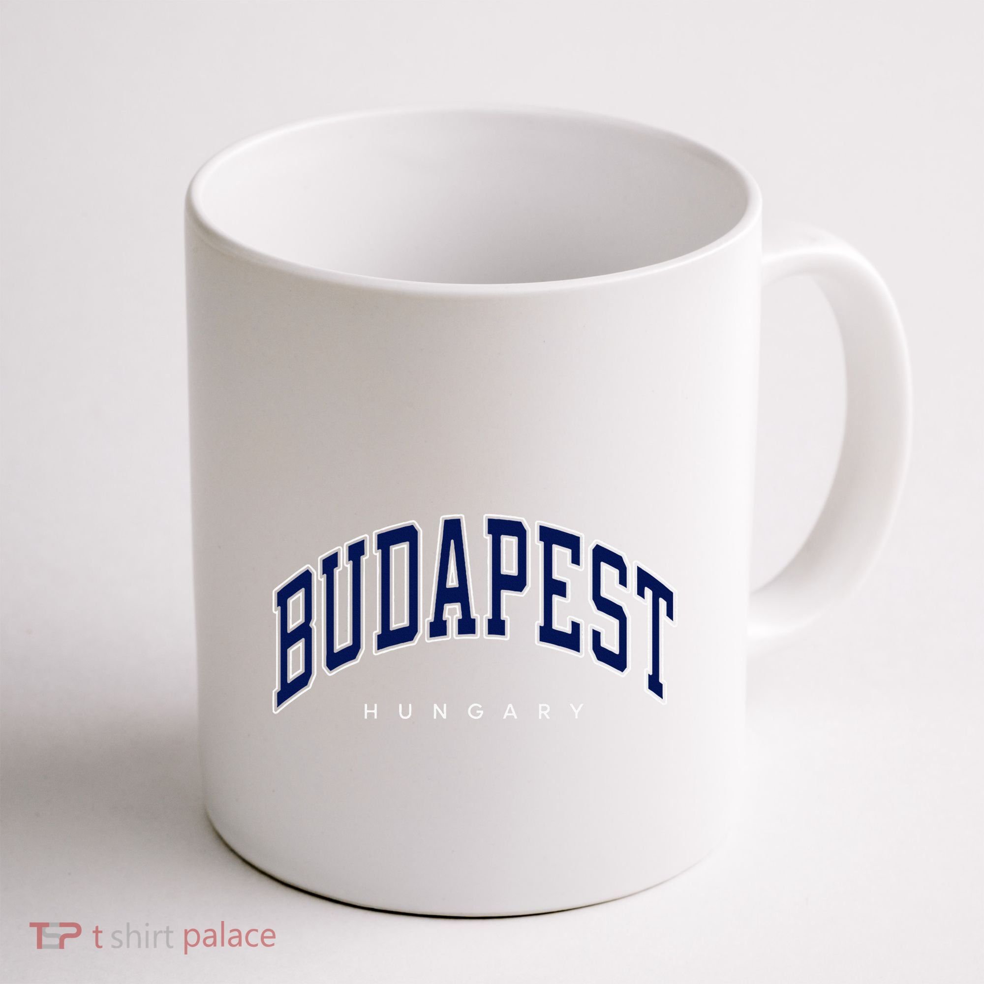 Budapest Hungary Varsity Style Coffee Mug