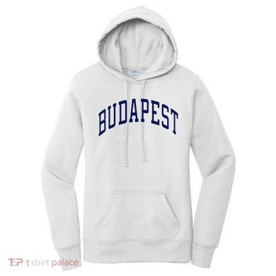 Budapest Hungary Varsity Style Women's Hoodie