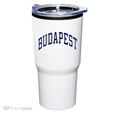 Budapest Hungary Varsity Style Tumbler