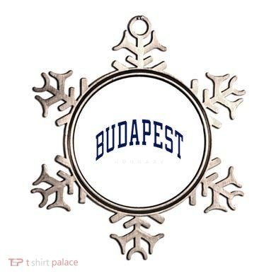 Budapest Hungary Varsity Style Ornament