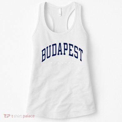 Budapest Hungary Varsity Style Women's Tank Top