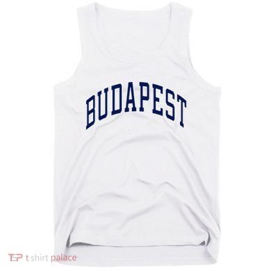 Budapest Hungary Varsity Style Tank Top