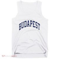 Budapest Hungary Varsity Style Tank Top thumb 0