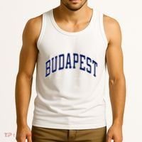 Budapest Hungary Varsity Style Tank Top thumb 3