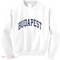 Budapest Hungary Varsity Style Kids Sweatshirt thumb 0