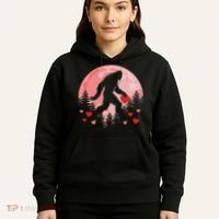 Bigfoot Heart Valentines Day Hoodie thumb 5