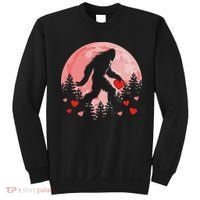 Bigfoot Heart Valentines Day Sweatshirt thumb 0
