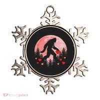 Bigfoot Heart Valentines Day Ornament thumb 0