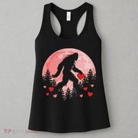 Bigfoot Heart Valentines Day Women's Tank Top thumb 3