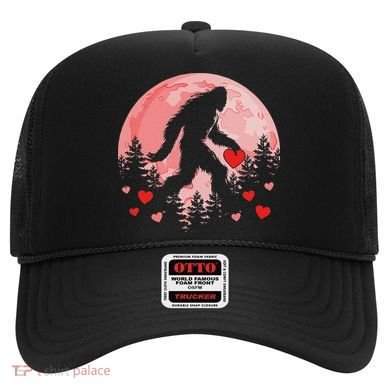 Bigfoot Heart Valentines Day Hat