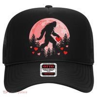 Bigfoot Heart Valentines Day Hat thumb 0