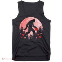 Bigfoot Heart Valentines Day Tank Top thumb 0