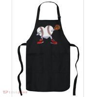Baseball Heart Valentines Day Dabbing Baseball Catcher Apron thumb 0