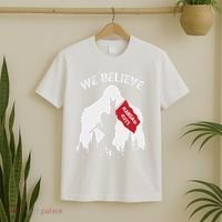 Bigfoot Holding We Believe In Kansas City Red Flag T-Shirt thumb 2
