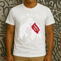 Bigfoot Holding We Believe In Kansas City Red Flag T-Shirt thumb 3