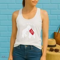 Bigfoot Holding We Believe In Kansas City Red Flag Women's Tank Top thumb 2