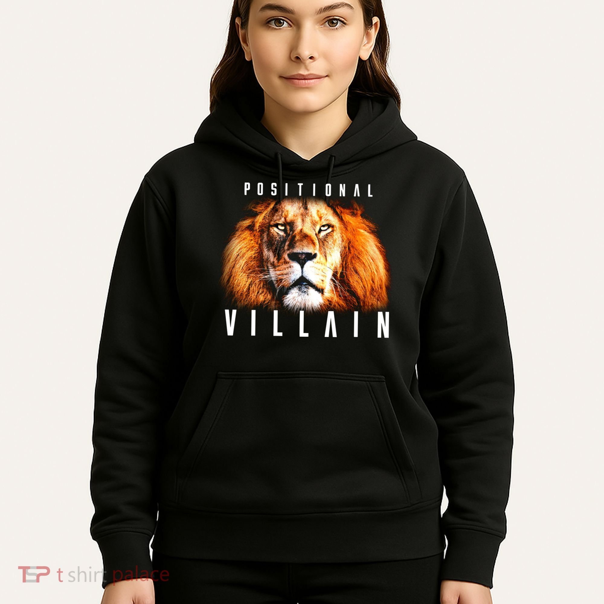 Wearing Positional Villain Hoodie