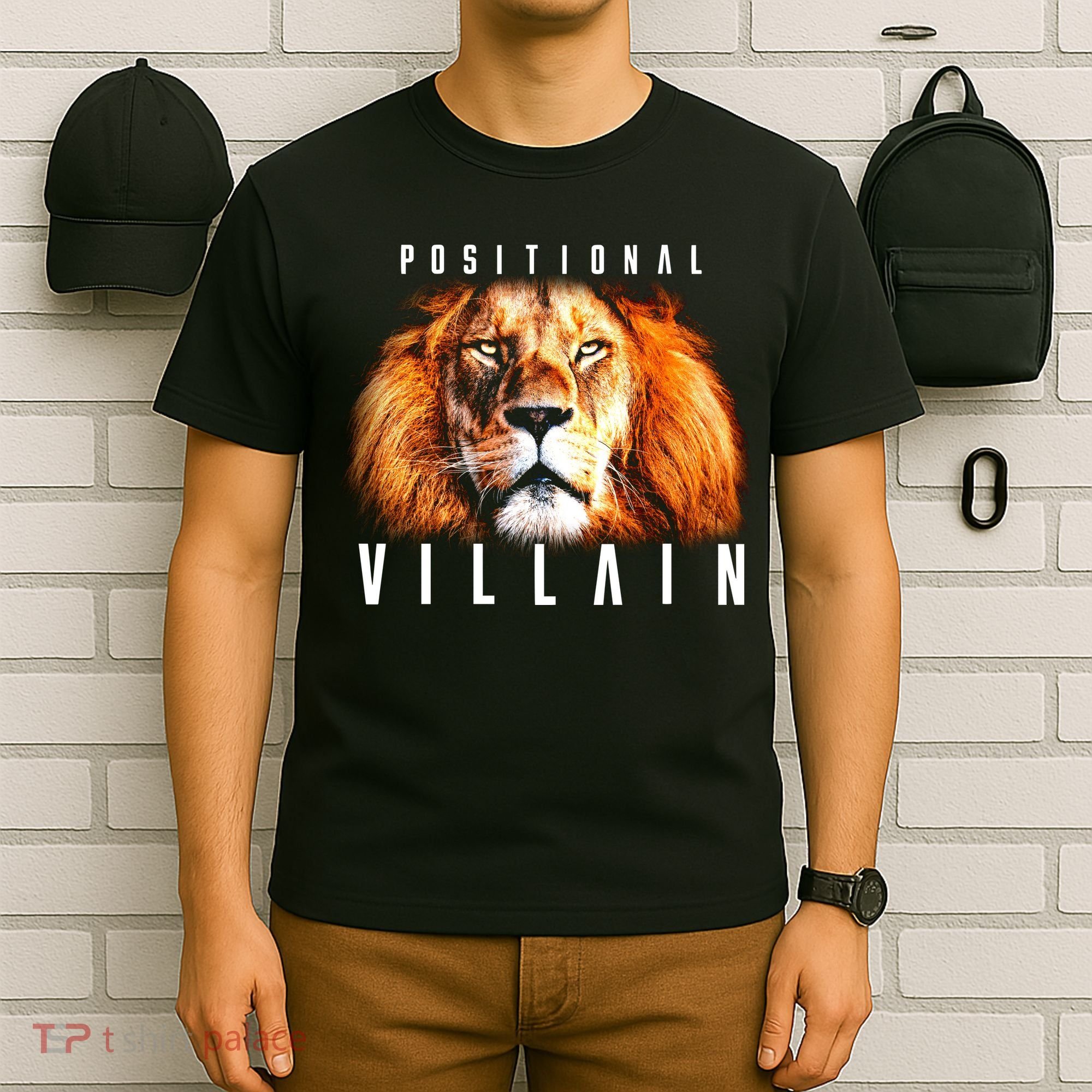 Wearing Positional Villain T-Shirt