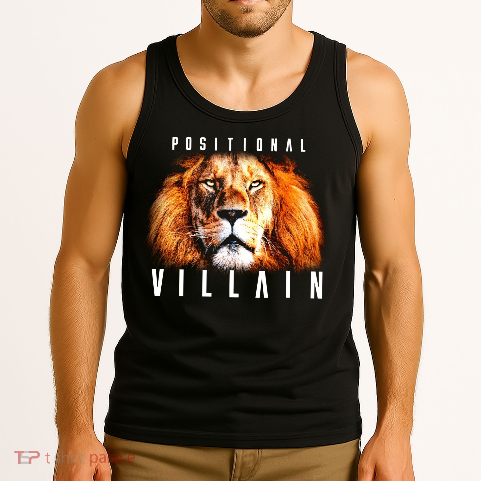 Wearing Positional Villain Tank Top