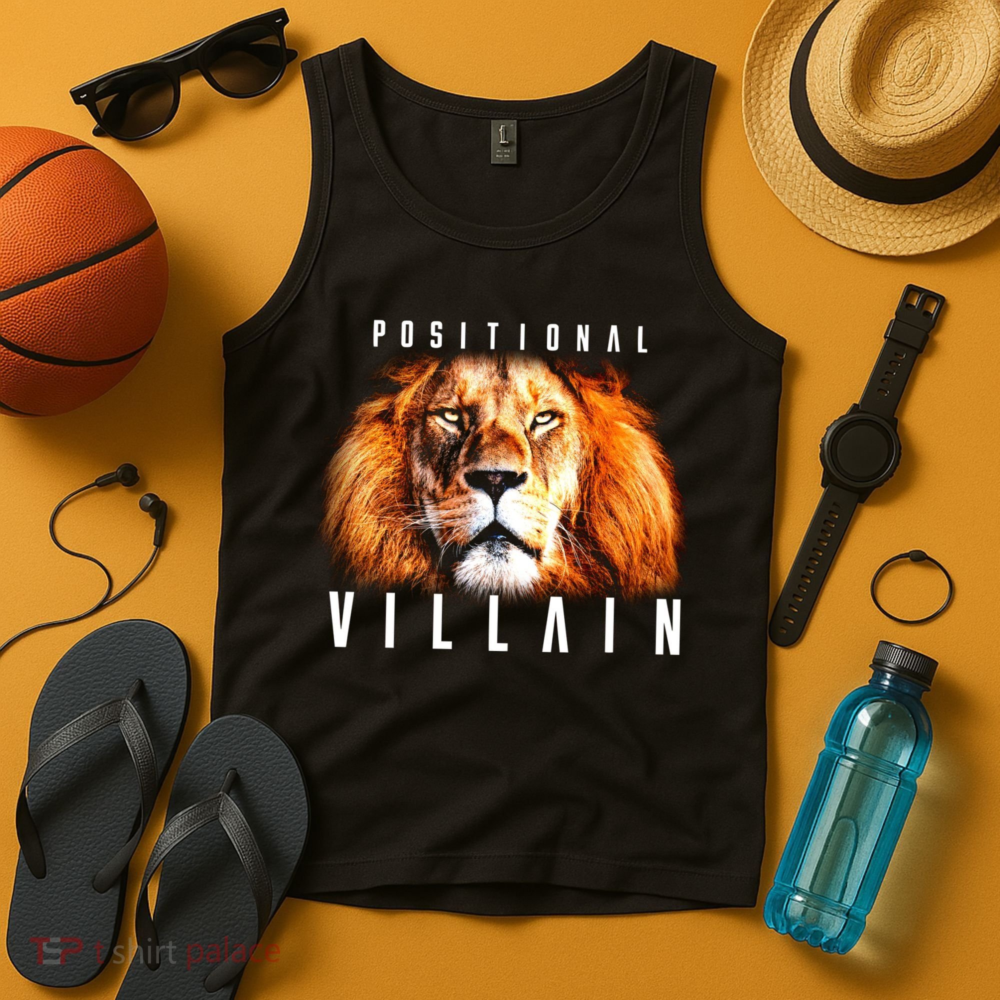 Wearing Positional Villain Tank Top