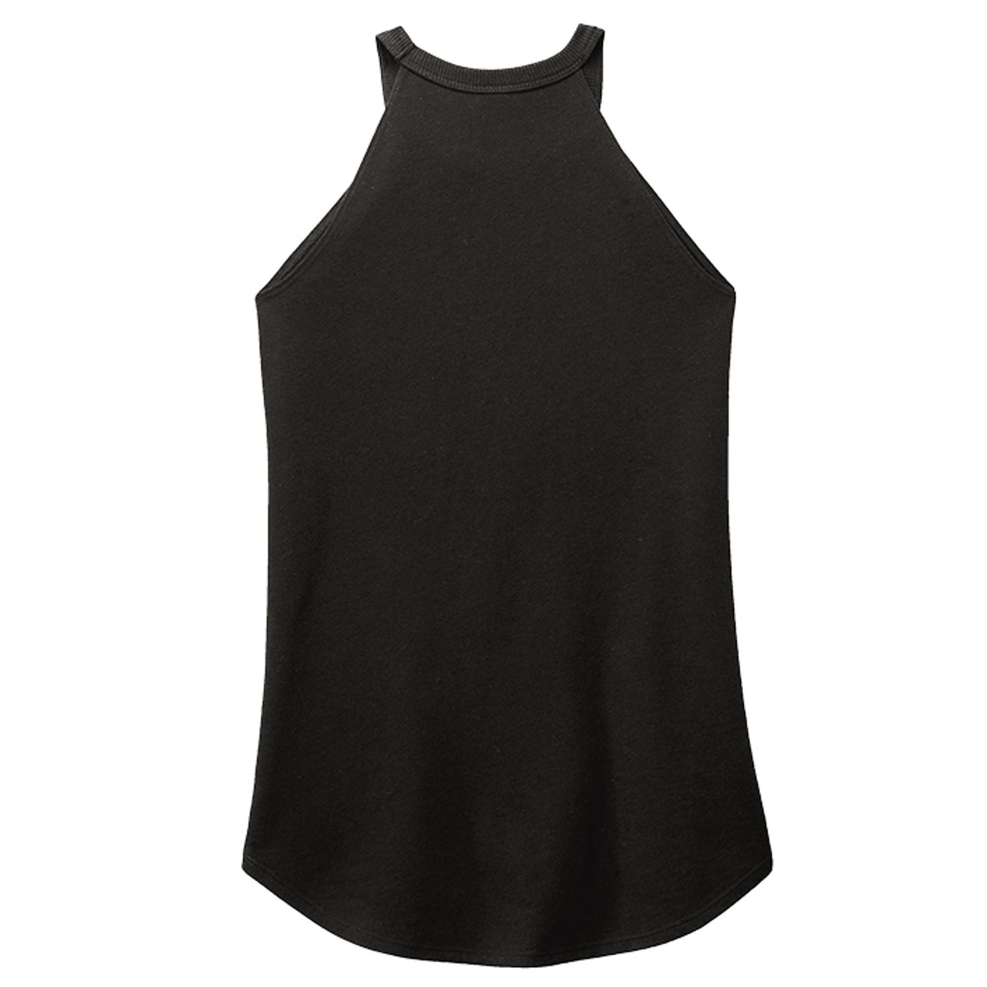 Wearing Positional Villain Women's Perfect Tri Rocker Tank