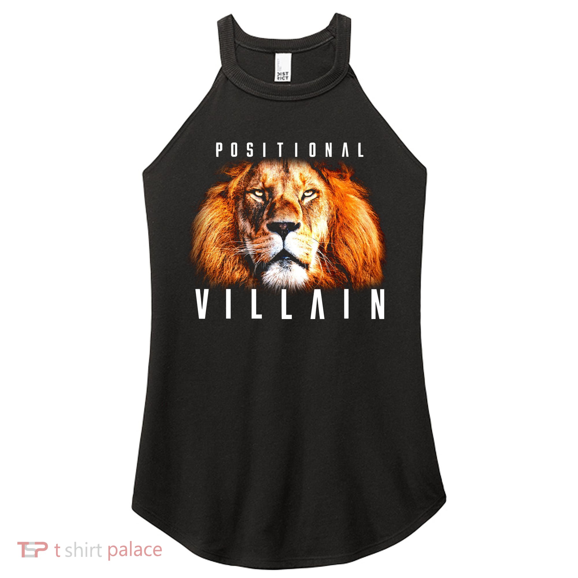 Wearing Positional Villain Women's Perfect Tri Rocker Tank