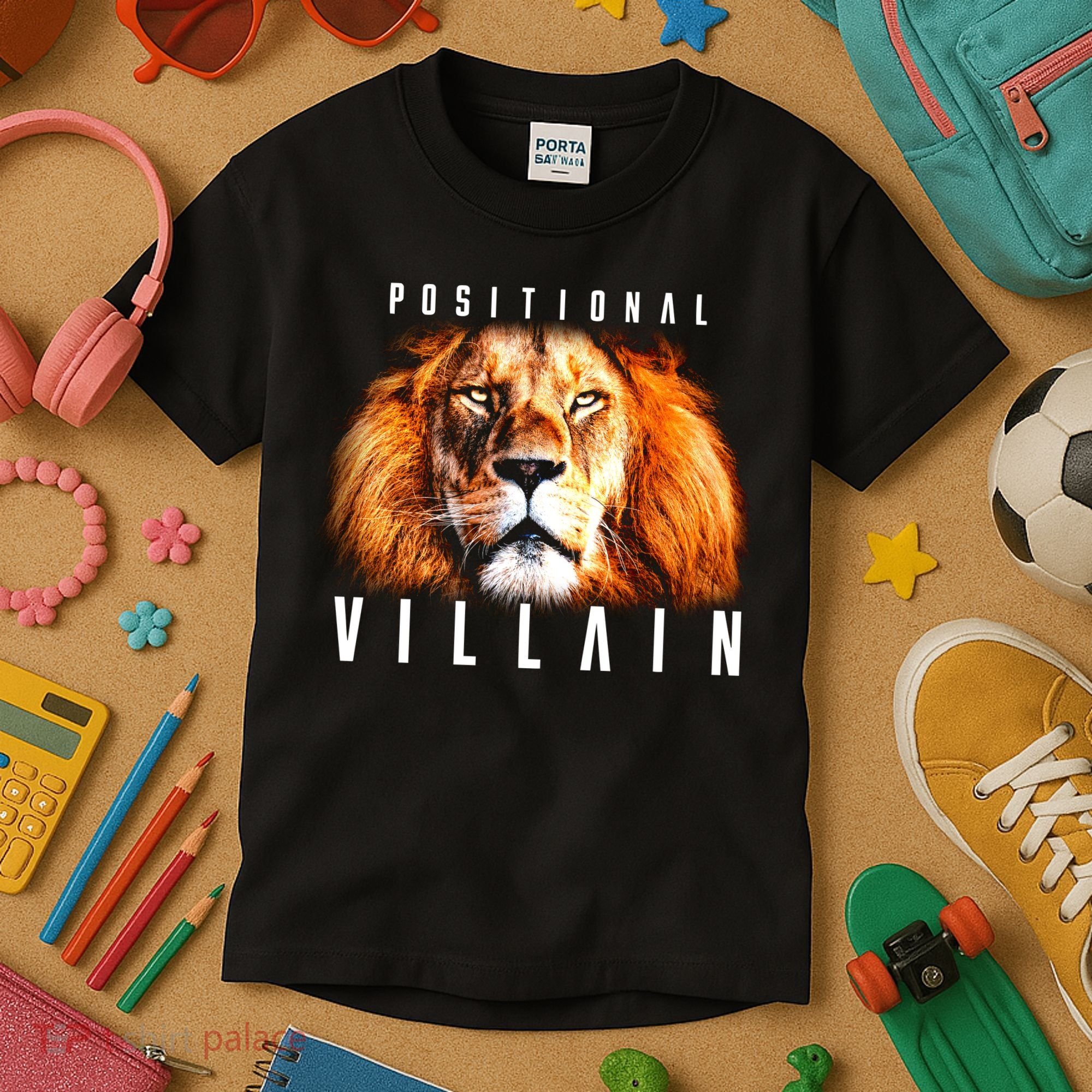 Wearing Positional Villain Kids T-Shirt