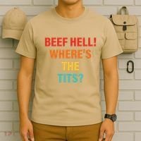 Beef Hell! WhereS The Tits Joke T-Shirt thumb 6
