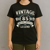 Born In 1937 Vintage Classic Dude 85th Years Old Birthday T-Shirt thumb 4