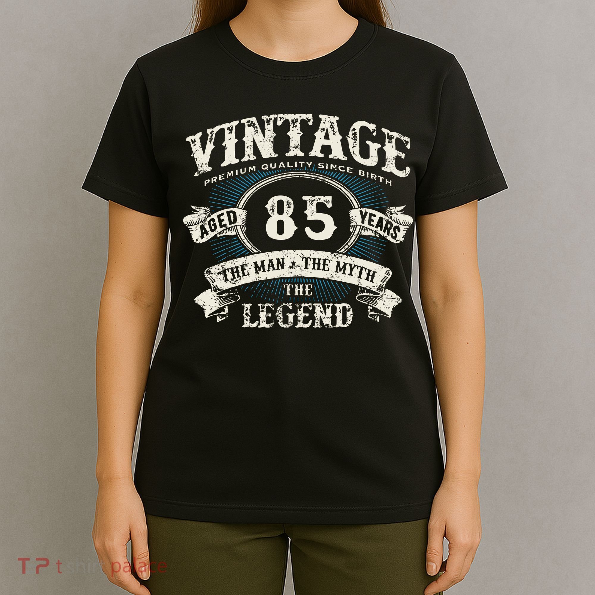 Born In 1937 Vintage Classic Dude 85th Years Old Birthday T-Shirt