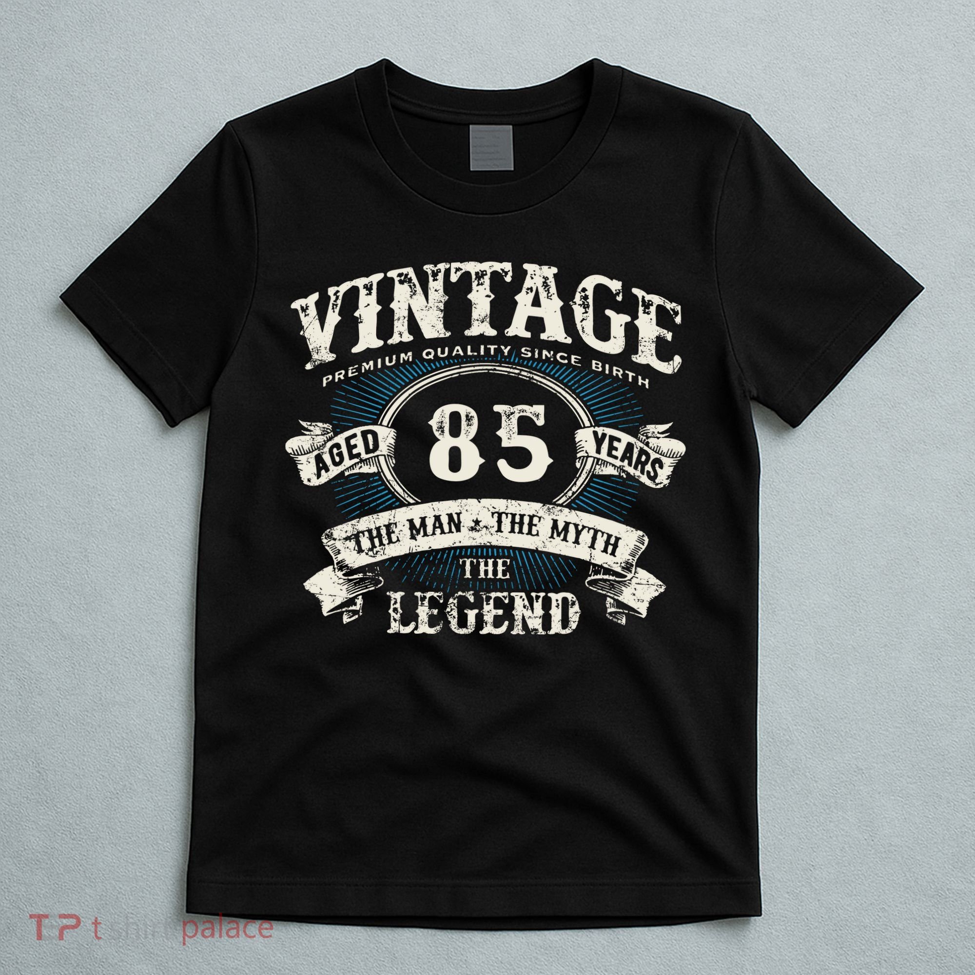 Born In 1937 Vintage Classic Dude 85th Years Old Birthday T-Shirt