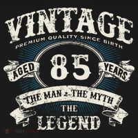 Born In 1937 Vintage Classic Dude 85th Years Old Birthday T-Shirt thumb 7