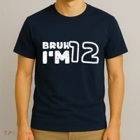 Bruh IM 12 ItS My 12th Birthday 12 Year Old Birthday T-Shirt thumb 3