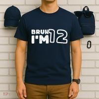 Bruh IM 12 ItS My 12th Birthday 12 Year Old Birthday T-Shirt thumb 6