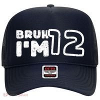Bruh IM 12 ItS My 12th Birthday 12 Year Old Birthday Hat thumb 0