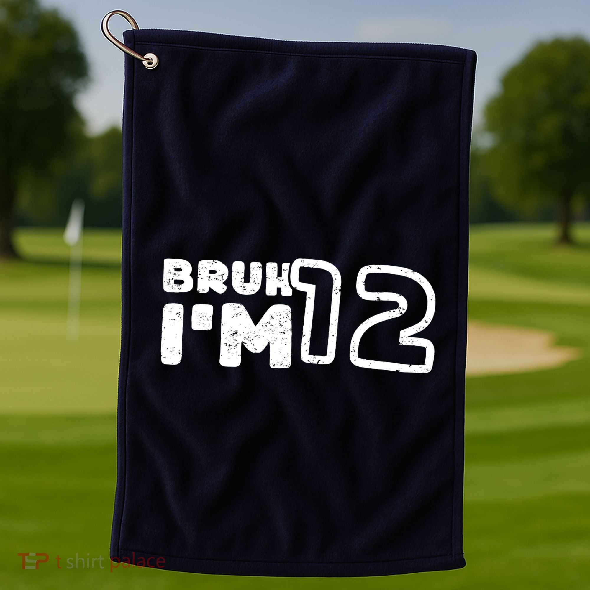 Bruh IM 12 ItS My 12th Birthday 12 Year Old Birthday Golf Towel