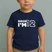 Bruh IM 12 ItS My 12th Birthday 12 Year Old Birthday Toddler T-Shirt thumb 2