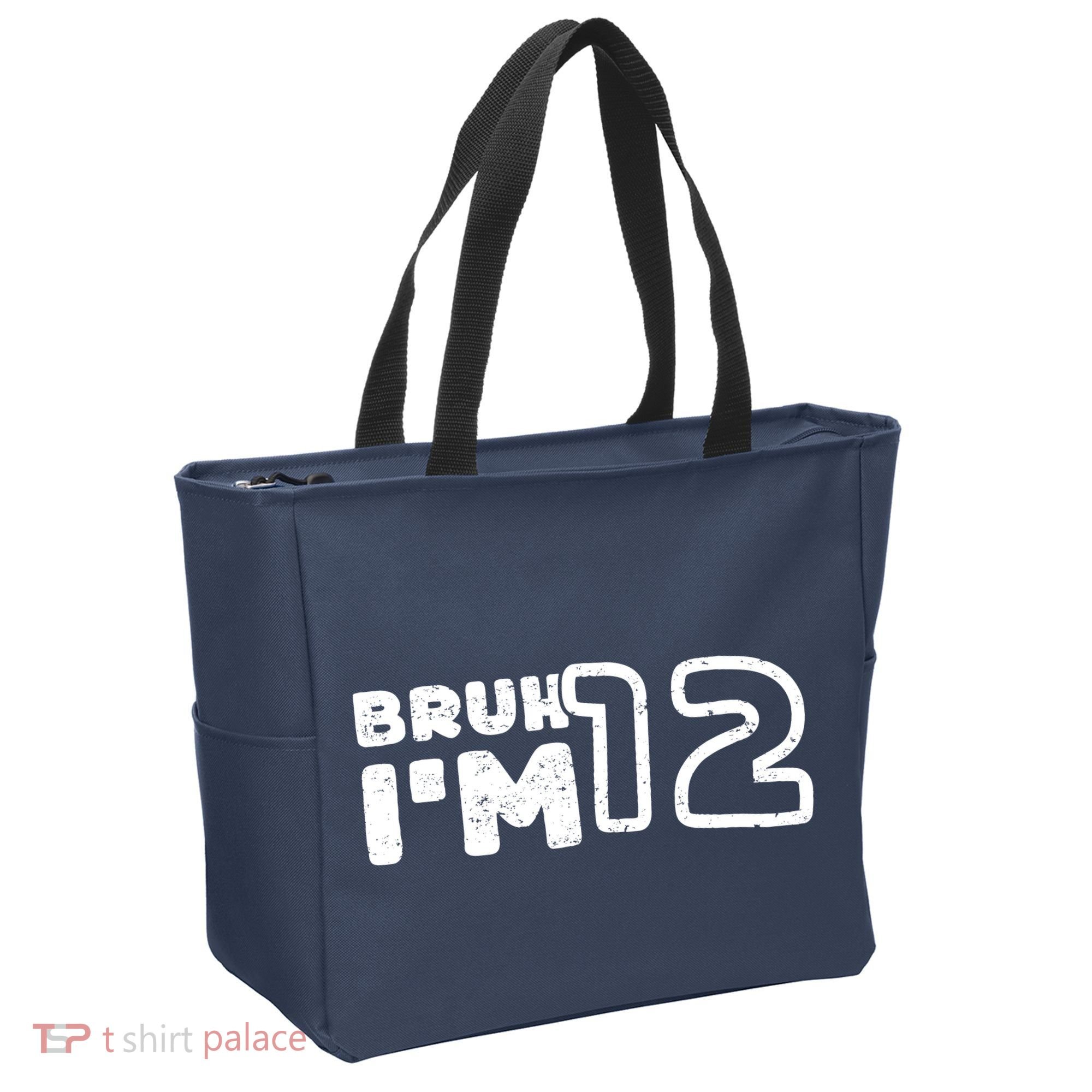 Bruh IM 12 ItS My 12th Birthday 12 Year Old Birthday Tote Bag