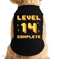 Born In 2007 Level 14 Complete 14th Birthday Retro Gaming Gift Doggie Tank thumb 0