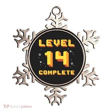 Born In 2007 Level 14 Complete 14th Birthday Retro Gaming Gift Ornament