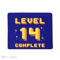 Born In 2007 Level 14 Complete 14th Birthday Retro Gaming Gift Mousepad thumb 0
