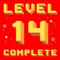 Born In 2007 Level 14 Complete 14th Birthday Retro Gaming Gift Santa Hat thumb 1