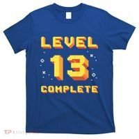 Born In 2008 Level 13 Complete 13th Birthday Retro Gaming Cute Gift T-Shirt thumb 0