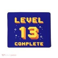 Born In 2008 Level 13 Complete 13th Birthday Retro Gaming Cute Gift Mousepad thumb 0