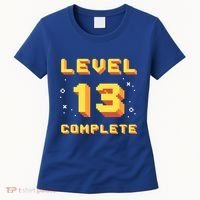 Born In 2008 Level 13 Complete 13th Birthday Retro Gaming Cute Gift Women's T-Shirt thumb 0