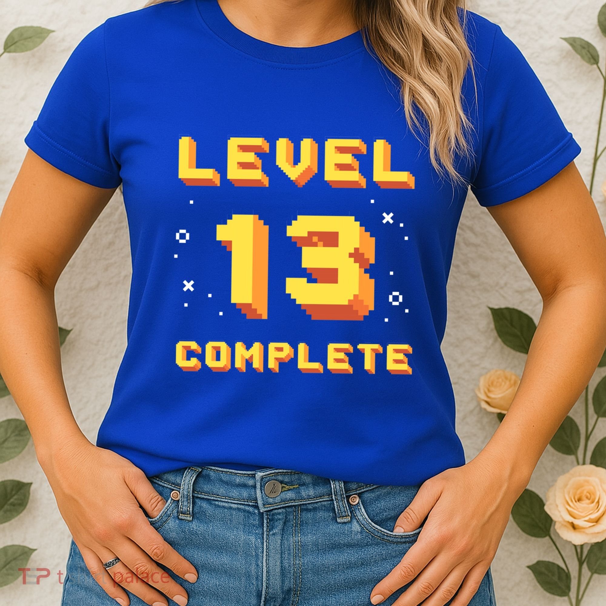 Born In 2008 Level 13 Complete 13th Birthday Retro Gaming Cute Gift Women's T-Shirt