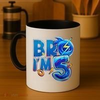Bro I’M 5 Birthday Boy Matching Hedgehog Party Coffee Mug thumb 4